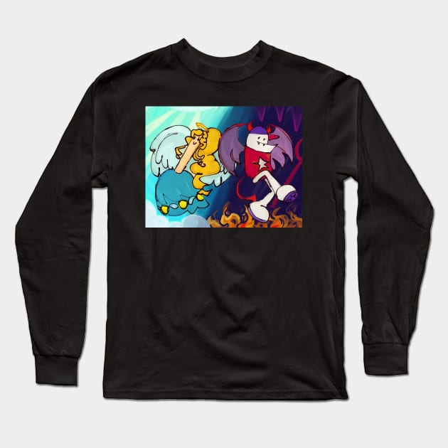 angel marzipan & homestar devil Long Sleeve T-Shirt by xxlisagamerxx